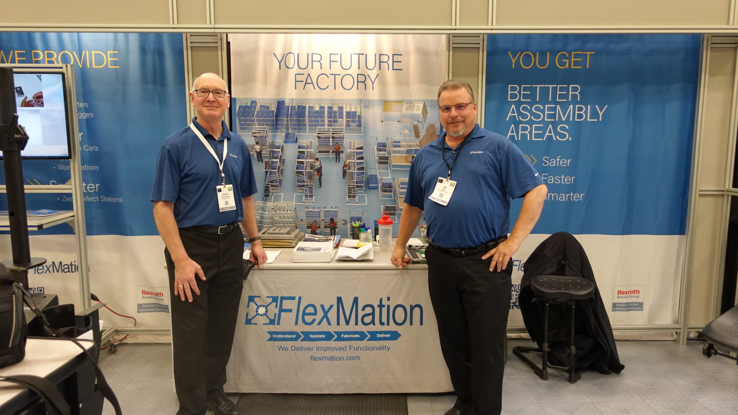 FlexMation owners Steve McClintick and Jim Eng.