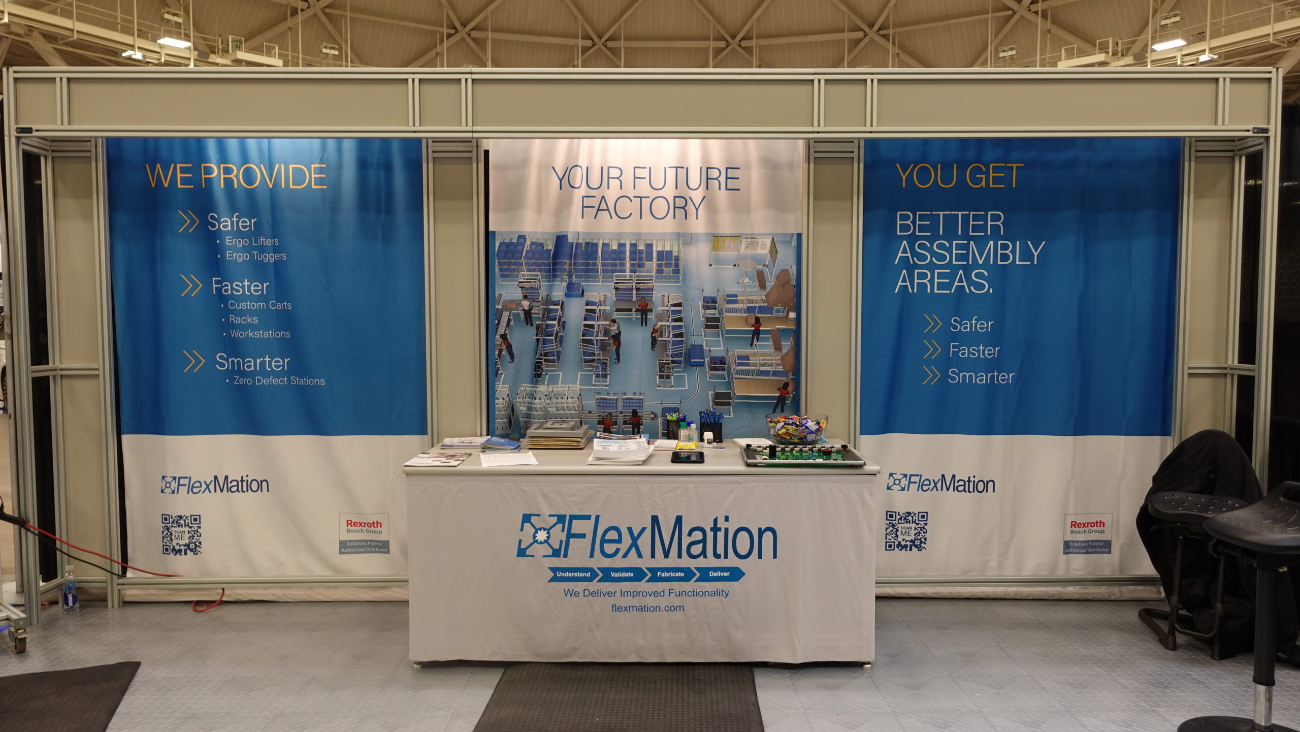 FlexMation's 2021 MinnPack booth