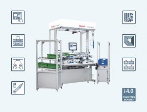 Bosch Rexroth workstation with all the active assist options and call out icons