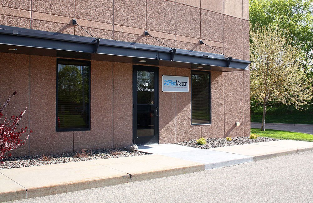 The exterior of FlexMation's physical location